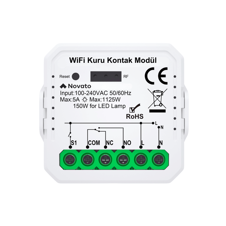 Tuya Mini WiFi Kuru Kontak Röle