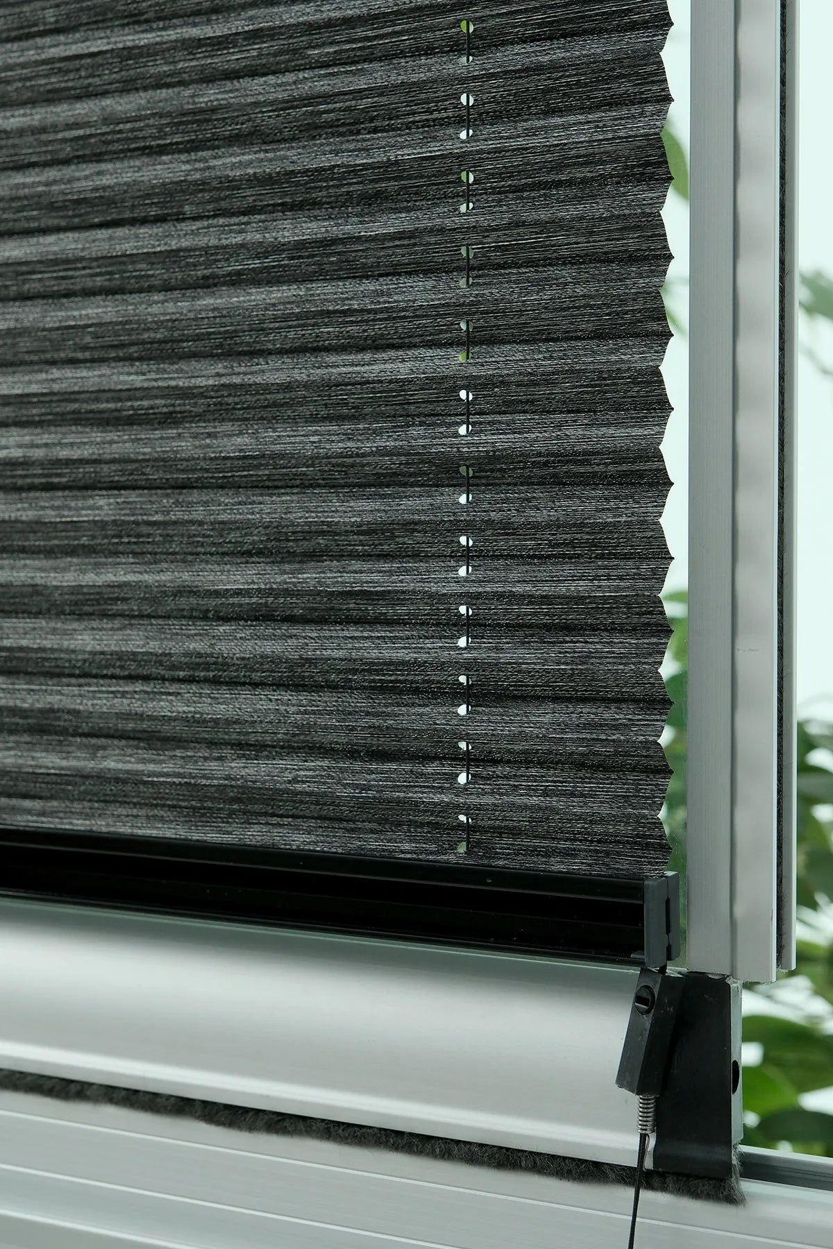 16MM Antrasi̇t Bambu Plise Perde
