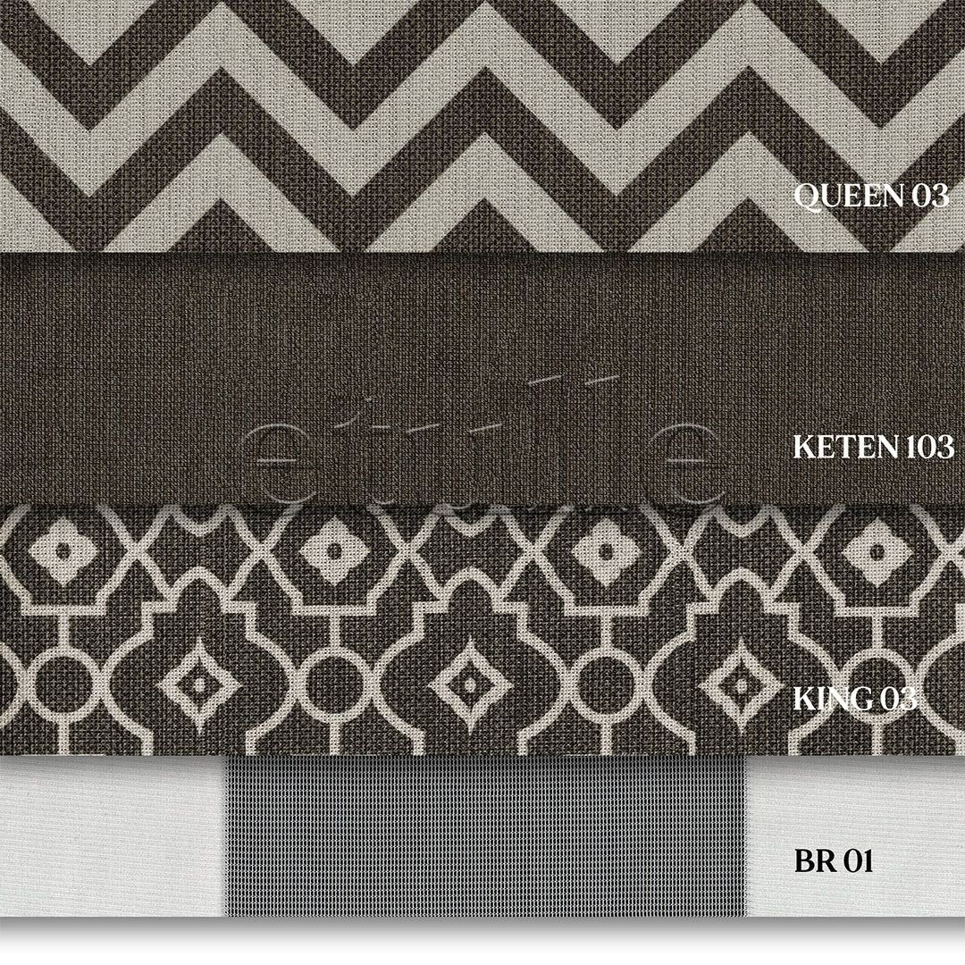 Vince King - Printed Vertical Tulle Curtains