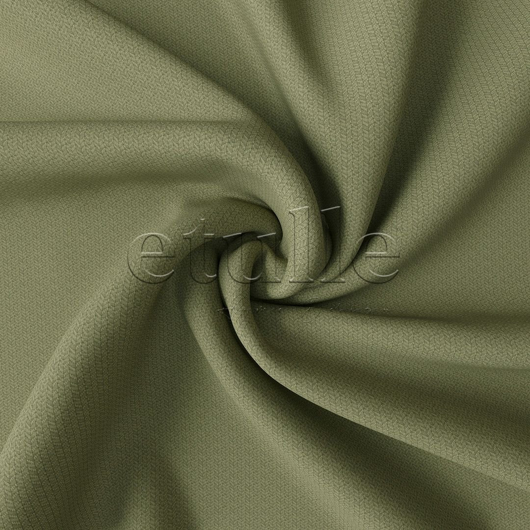 Green Modern Herringbone Pattern Drape | Cirrus