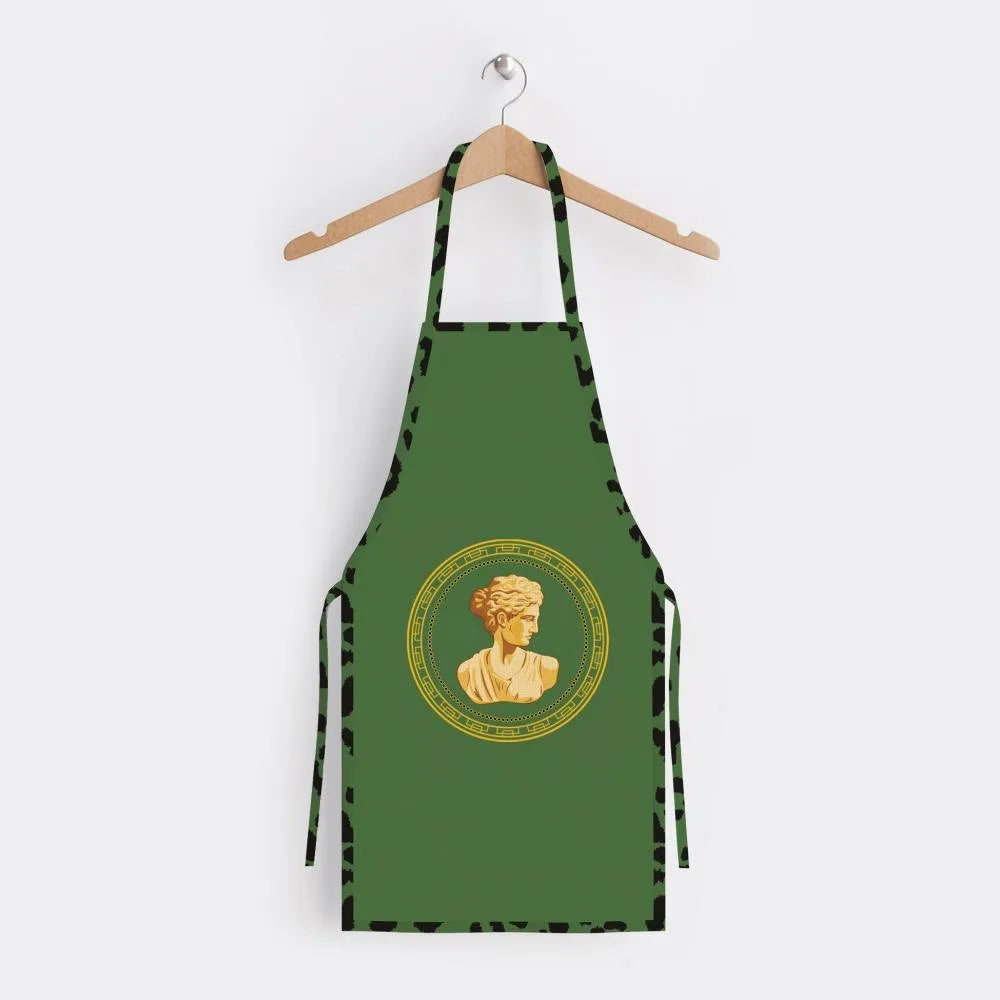 Green Bust Detail Kitchen Apron - AP318 | Etulle