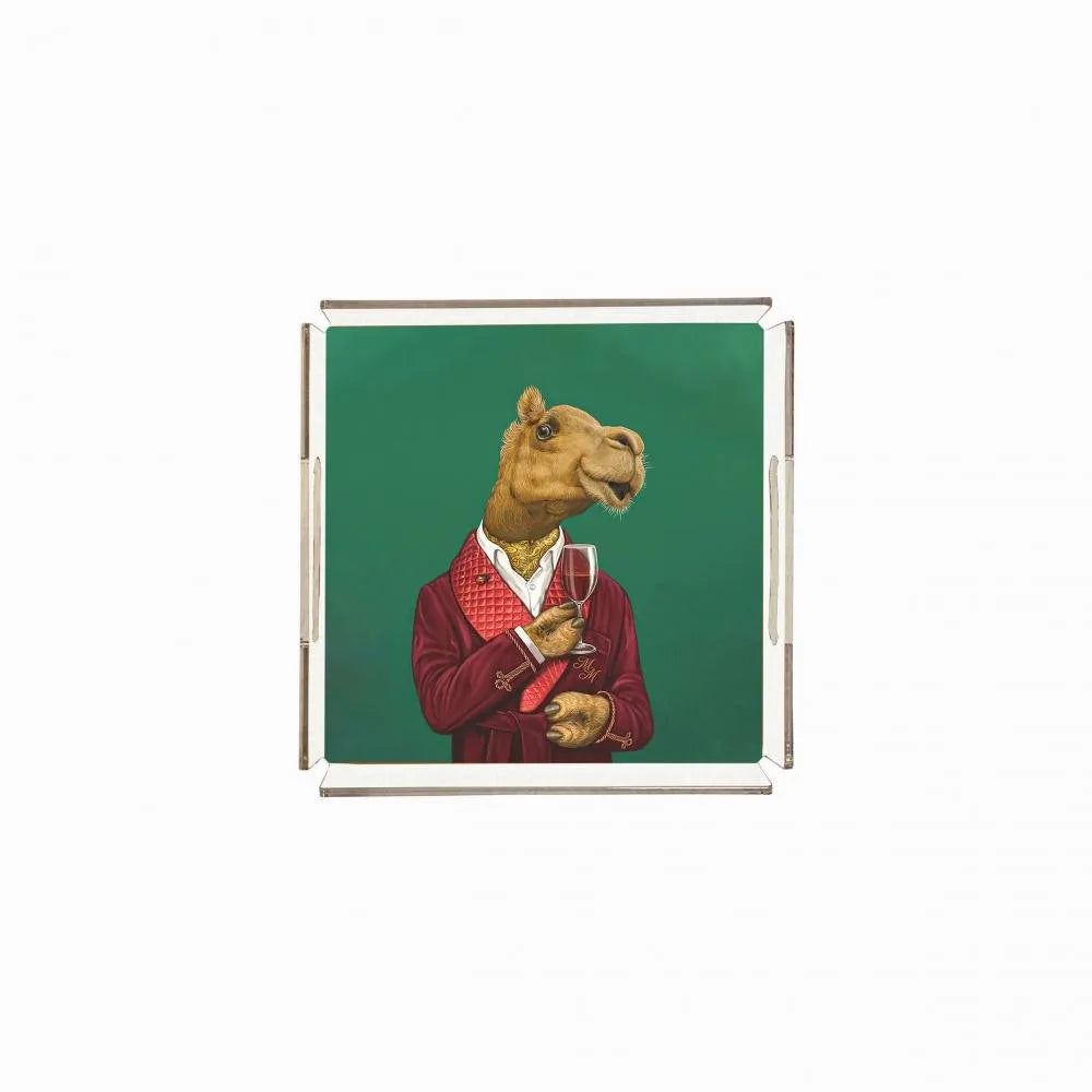 Mr. Camel Pleksi Tepsi - PT2102 - 25x25cm