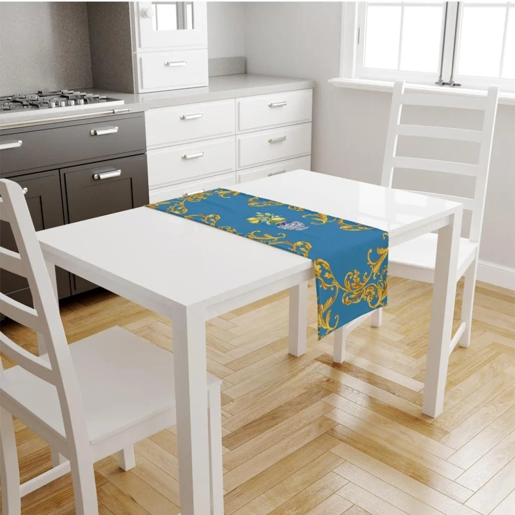 Blue Lemon Runner 140x45CM
