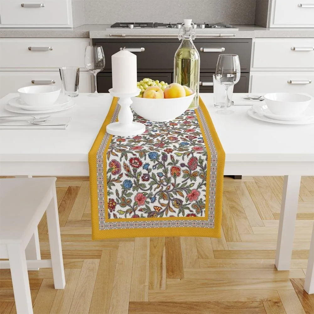 Colorful Flowers Runner 140x45CM