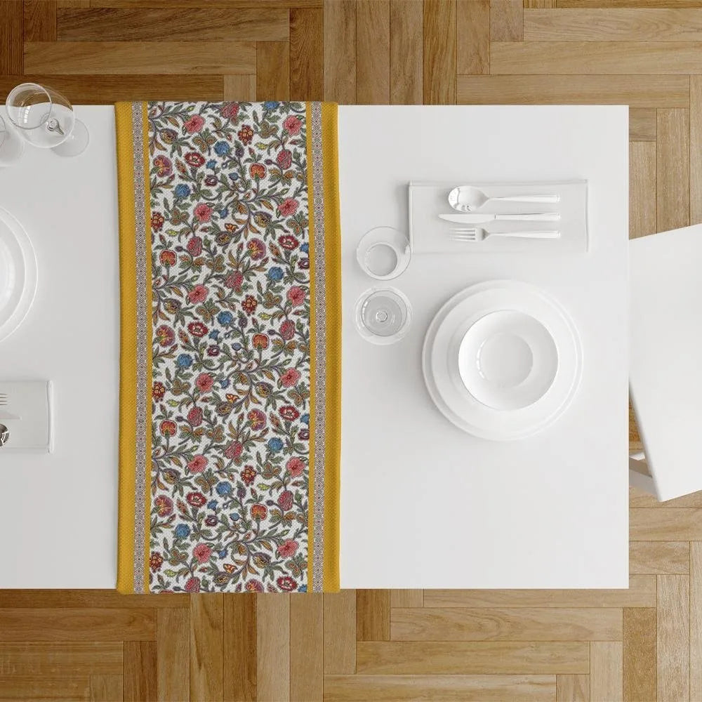 Colorful Flowers Runner 140x45CM