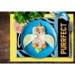 Tweety Teams Çizgi Karakter Pembe Zemin Baskılı Çocuk – 4'lü Amerikan Servis (30x50 cm)