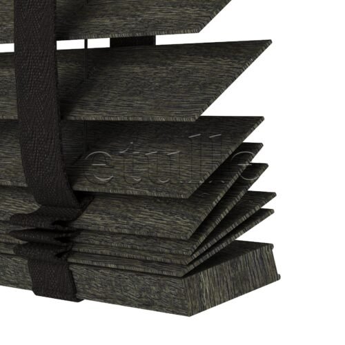 50 MM Meriwood Dark Olive Ahşap Jaluzi