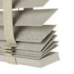 50 MM Truwood Koyu Krem Kabartma Ahşap Jaluzi