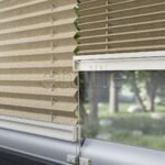 16 MM Desenli Efe Bej Plise Perde - Görsel 4