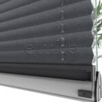 16 MM Desenli New Antrasit Plise Perde