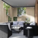 16 MM Desenli New Bej Plise Perde - Görsel 2