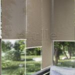 16 MM Desenli New Bej Plise Perde - Görsel 3