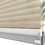 16 MM Diamond Bej Düz Plise Perde