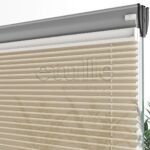 16 MM Diamond Bej Düz Plise Perde - Görsel 5