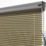 16 MM Diamond Bronz Düz Plise Perde - Görsel 5