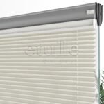 16 MM Diamond Ekru Düz Plise Perde - Görsel 5