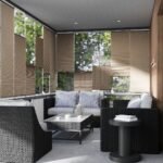 16 MM Diamond Kahverengi Düz Plise Perde - Görsel 2