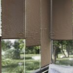 16 MM Diamond Kahverengi Düz Plise Perde - Görsel 3