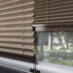 16 MM Diamond Kahverengi Düz Plise Perde - Görsel 4