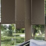 16 MM Dimout Yarı Karartma Kahverengi Plise Perde - Görsel 3