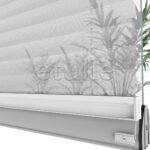 16 MM Tulle Gri Tül Plise Perde