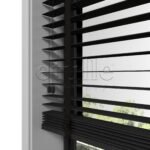 50 MM Meriwood Siyah Ahşap Jaluzi - Görsel 3