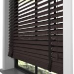 50 MM Truwood Kahverengi Kabartma Ahşap Jaluzi - Görsel 8