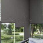 20 MM Honeycomb Koyu Gri Plise Perde - Görsel 3