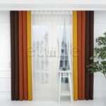 Dakota - Fonlu Dikey Tül Perde - Görsel 3