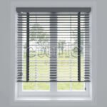 50 Mm Polywood Füme Ahşap Jaluzi