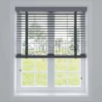 50 Mm Polywood Gri Ahşap Jaluzi
