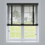 50 Mm Polywood Koyu Antrasit Ahşap Jaluzi