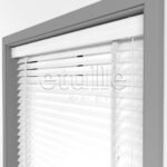 50 MM BASSWOOD Beyaz Ahşap Jaluzi - Görsel 5