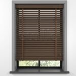 50 MM BAMBOO Chestnut Ahşap Jaluzi - Görsel 2