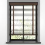 50 MM BASSWOOD Ceviz Walnut Ahşap Jaluzi - Görsel 3