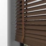 50 MM BASSWOOD Ceviz Walnut Ahşap Jaluzi - Görsel 6