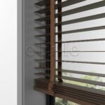 50 MM BASSWOOD Ceviz Walnut Ahşap Jaluzi - Görsel 8