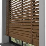 50 MM BASSWOOD Dark Oak Ahşap Jaluzi - Görsel 4