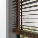 50 MM BASSWOOD Dark Oak Ahşap Jaluzi - Görsel 8