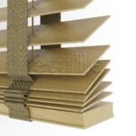 50 MM BASSWOOD Maple Ahşap Jaluzi