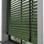 50 MM BASSWOOD Yeşil Ahşap Jaluzi - Görsel 4