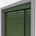 50 MM BASSWOOD Yeşil Ahşap Jaluzi - Görsel 5