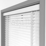 50 MM FOAXWOOD Snow Beyaz Ahşap Jaluzi - Görsel 5