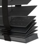 50 MM LUXURY WOOD Charcoal Ahşap Jaluzi