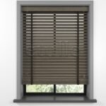 50 MM LUXURY WOOD Soil Ahşap Jaluzi - Görsel 2