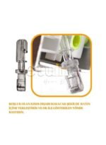 Akıllı Dikey Perde Pimi, J Tipi 15'li Set - Görsel 4