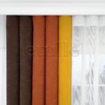 Dakota - Fonlu Dikey Tül Perde - Görsel 5