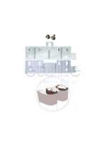 Akıllı Dikey Perde Pile Tutma Askı Aparatı 5 Çift - Görsel 2