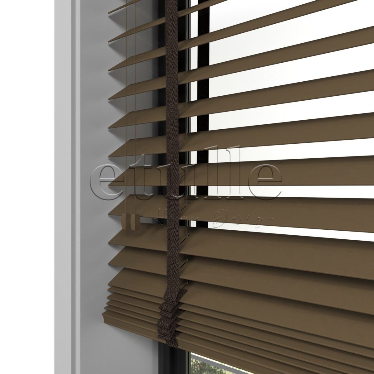 50 MM Truwood Chestnut Ahşap Jaluzi - Görsel 5