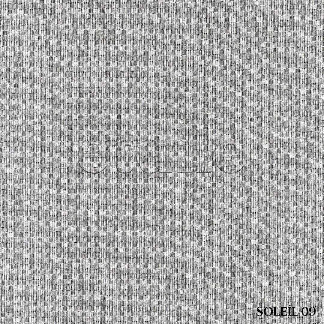 Açık Gri Modern Petek Dokulu Keten Efekli Dökümlü Düz Tül Perde | Soleil - Görsel 7